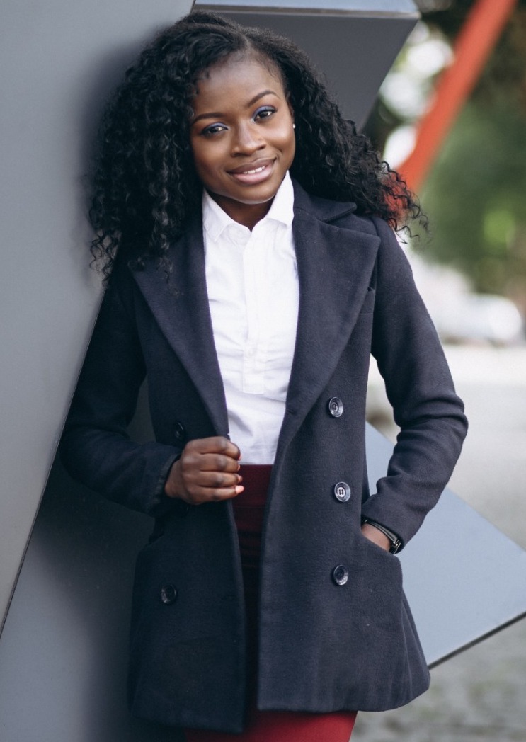 Cropped Faux leather Jacket